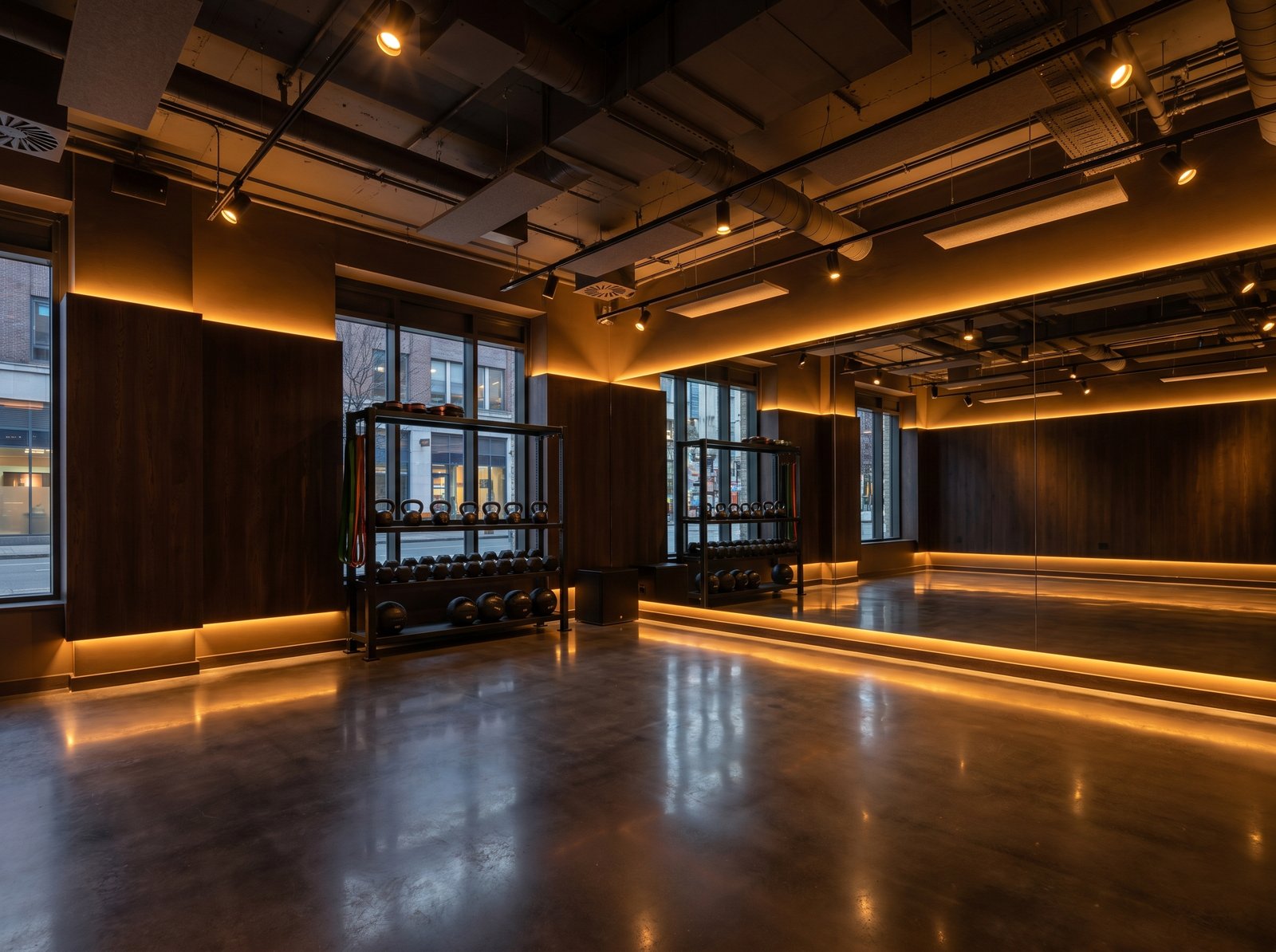 Volta Fitness studio floor