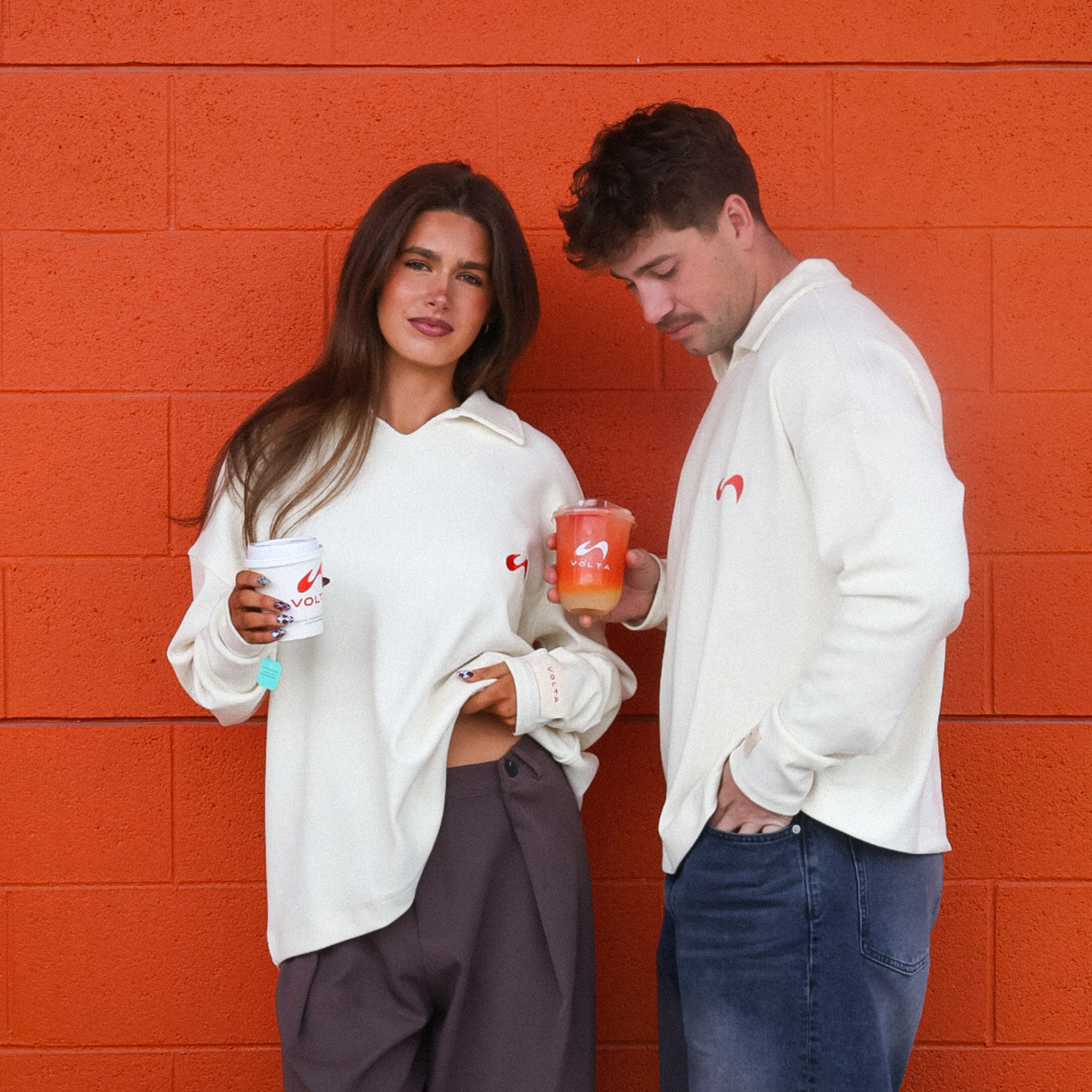 VOLTA Signature Ribbed Pullover (Cream)