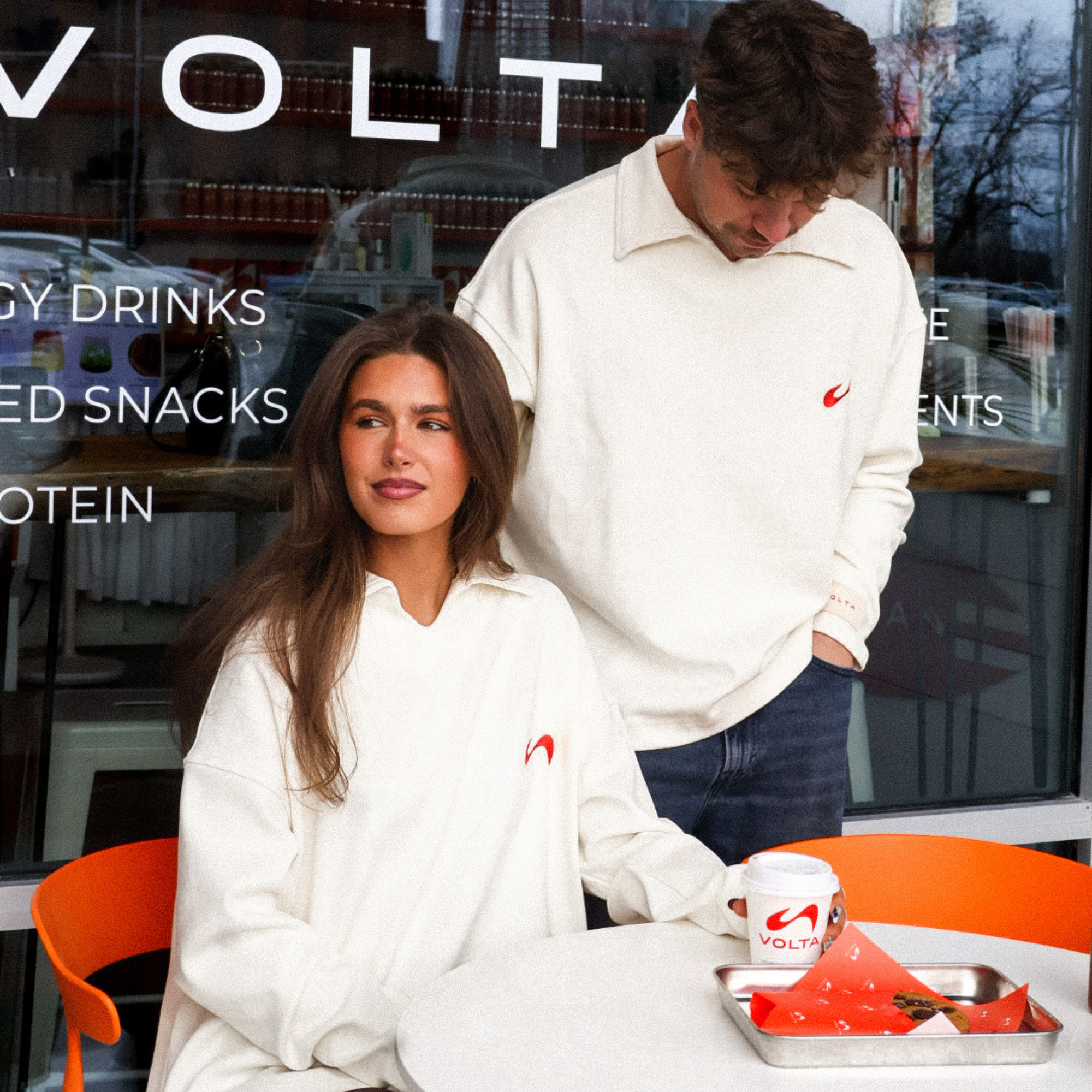 VOLTA Signature Ribbed Pullover (Cream)