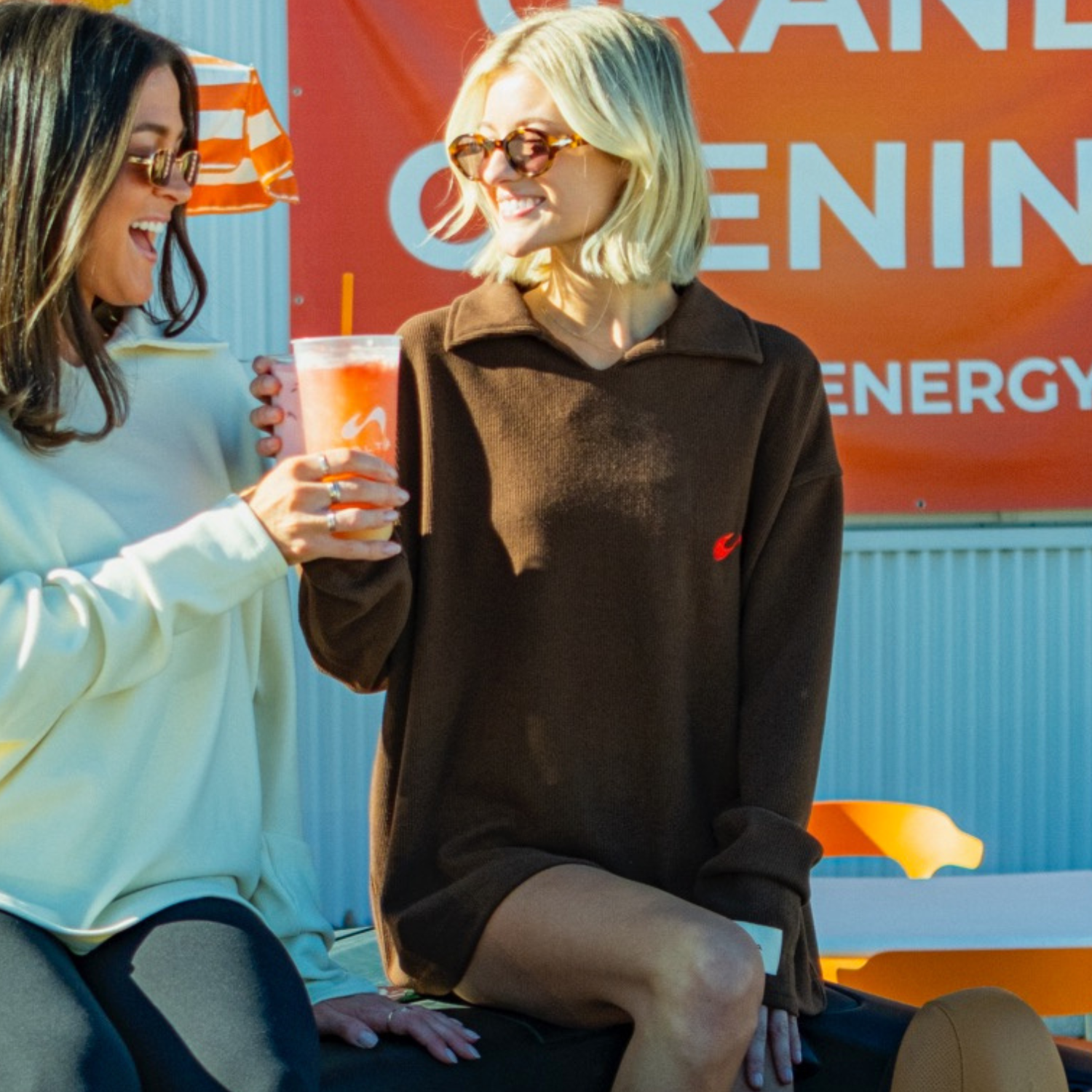 VOLTA Signature Ribbed Pullover (Brown)