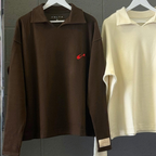 VOLTA Signature Ribbed Pullover (Brown)